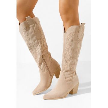 Cizme cowboy dama Raese bej