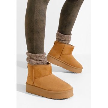 Cizme cu platformă Savieda V3 camel