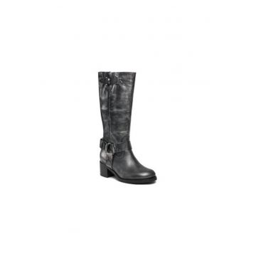 Cizme dama  14291-M - Piele naturala - 38 EU - Negru