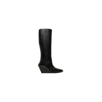 Cizme dama  14336-A - Piele naturala - 41 EU - Negru