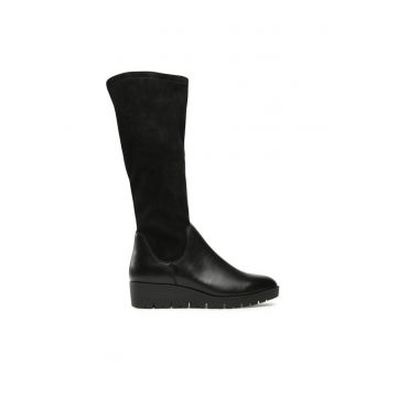 Cizme dama  303529000 - Piele naturala - Negru