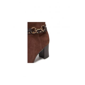 Cizme dama  304311420 - Piele naturala - Maro