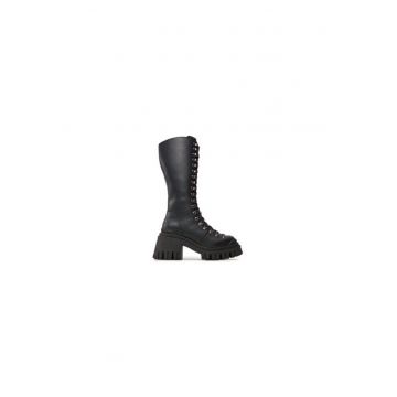 Cizme dama  304437243 - Piele ecologica - Negru