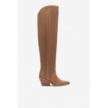 Cizme dama  5905588002789 - Piele naturala - Maro