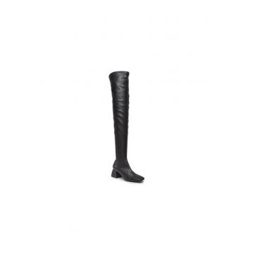 Cizme dama  SA26196C0HTT0000 - Piele ecologica - 39 EU - Negru