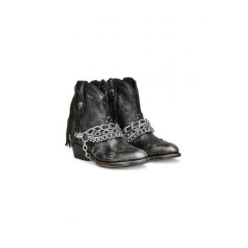 Cizme de cowboy dama  M-WSTM003TES-S1 - Piele naturala