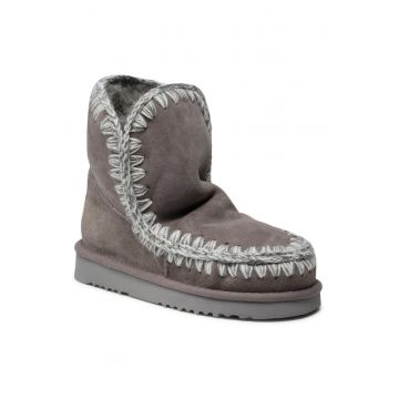 Cizme de iarna dama  FW101001A - Piele naturala - 40 EU - Gri