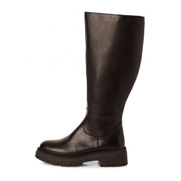 Cizme mid-calf de piele