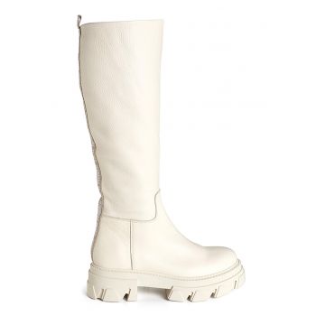Cizme mid-calf din piele Mana