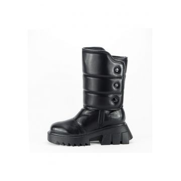Cizme negre de iarna HOT2029 12070