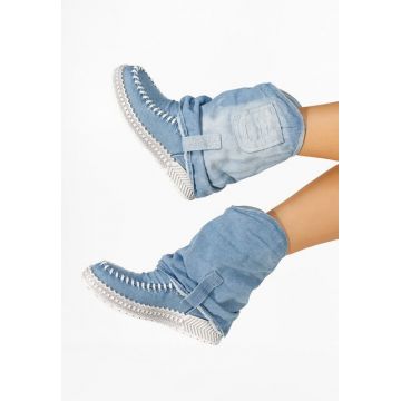 Cizme scurte Casadi V2 denim