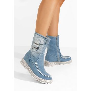 Cizme scurte dama Casadi denim