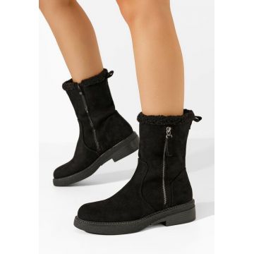 Cizme scurte dama Midna V3 negre