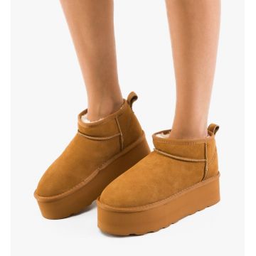 Cizme tip Ug Zayne Camel