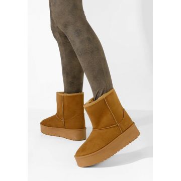 Cizme tip ugg Chrisia V2 camel