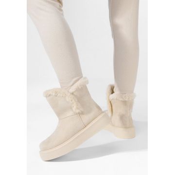 Cizme tip ugg Heidilina bej