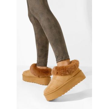 Cizme tip ugg Sevina V2 camel