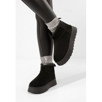 Cizme tip ugg Shayne negre