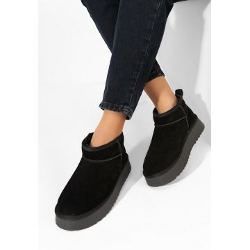 Cizme tip ugg Willa negre