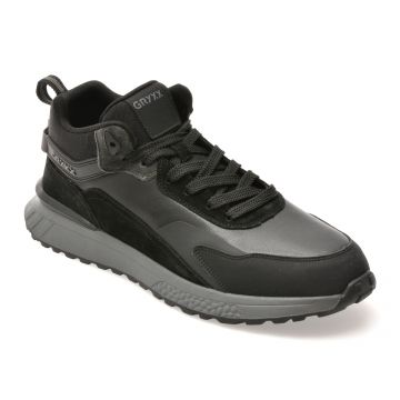 Ghete GRYXX negre, ZMSN33, din piele naturala Ghete GRYXX negre, ZMSN33, din piele naturala