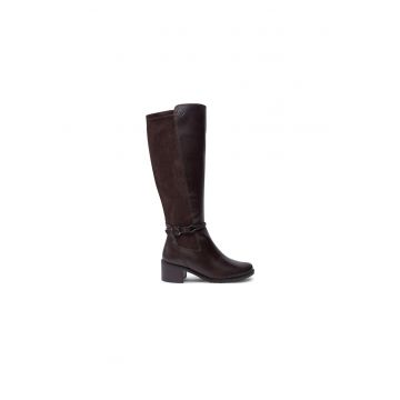 Cizme 9-25600-43 Maro -  Piele lacuita