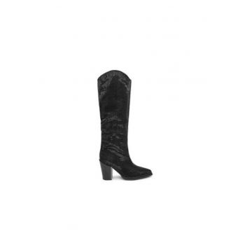 Cizme dama I240551 - Textil - 36 EU - Negru Cizme dama I240551 - Textil - 36 EU - Negru
