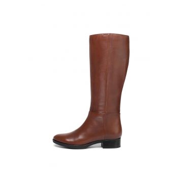 Cizme de calarie pentru femei -  201595909 - piele naturala - maro -