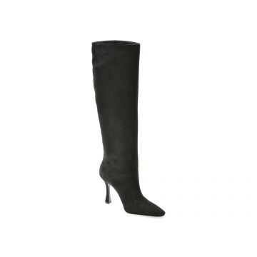 Cizme elegante ALDO negre, ADALINDA 001, din piele intoarsa