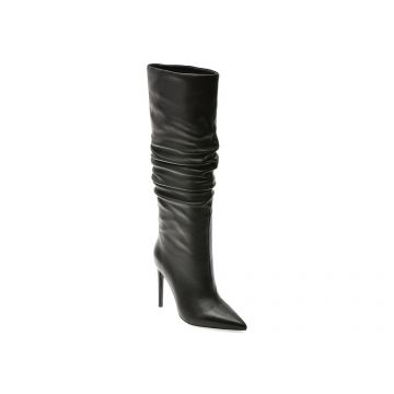 Cizme elegante EPICA PREMIUM negre, 109R, din piele naturala