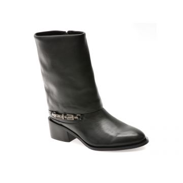 Cizme EPICA negre, 4F5319, din piele naturala