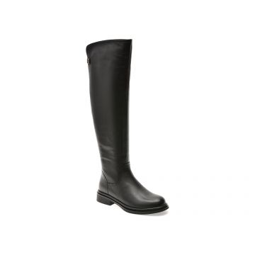 Cizme EPICA negre, DX01286, din piele naturala
