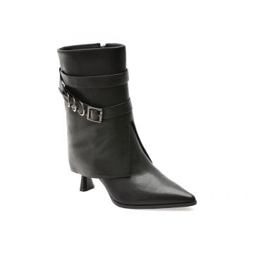 Cizme EPICA negre, RY2086, din piele naturala