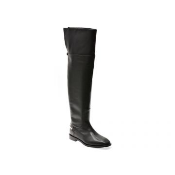 Cizme EPICA PREMIUM negre, B050, din piele naturala