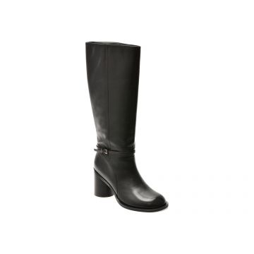 Cizme EPICA PREMIUM negre, HF13665, din piele naturala