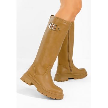 Cizme inalte dama Artozza kaki