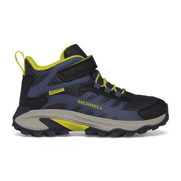 Ghete Merrell Moab Speed Mid 2 A/C Waterproof Kids Albastru - Navy Ghete Merrell Moab Speed Mid 2 A/C Waterproof Kids Albastru - Navy