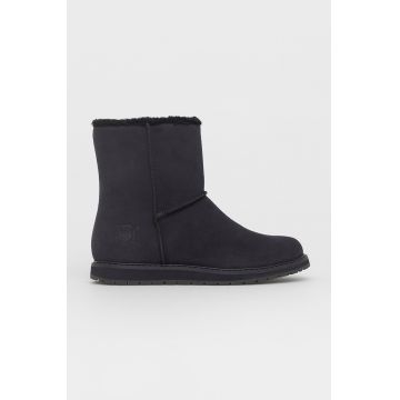Helly Hansen bocanci de piele culoarea negru Helly Hansen bocanci de piele culoarea negru