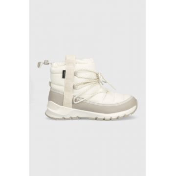 The North Face cizme de iarna Women S Thermoball Lace Up Wp culoarea bej The North Face cizme de iarna Women S Thermoball Lace Up Wp culoarea bej