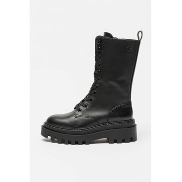 Bocanci mid-calf de piele Bocanci mid-calf de piele