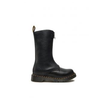 Cizme dama  1B99 Front Zip - piele - negru - 36 EU