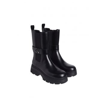 Cizme dama -  casual - piele naturala - negru Cizme dama -  casual - piele naturala - negru