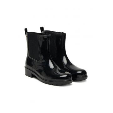 Cizme dama -  negru  - plastic -