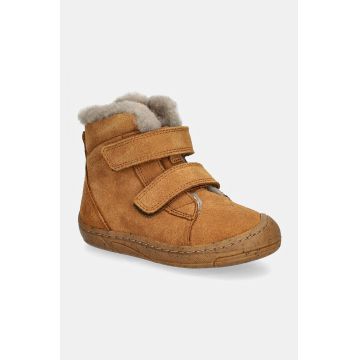 Froddo cizme de iarna pentru copii MINNI SUEDE culoarea maro, G2110141 Froddo cizme de iarna pentru copii MINNI SUEDE culoarea maro, G2110141