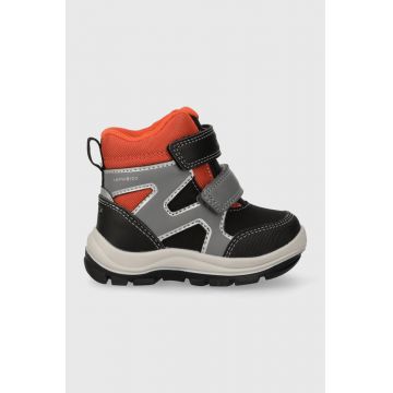 Geox cizme de iarna copii B263VD 0CEFU B FLANFIL B ABX culoarea negru