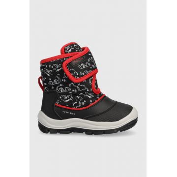 Geox cizme de iarna copii culoarea negru