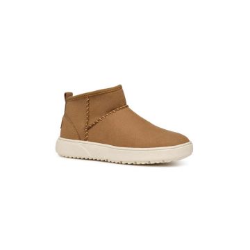 Geox cizme de iarna copii THELEVEN culoarea maro, J46HUC.000AU
