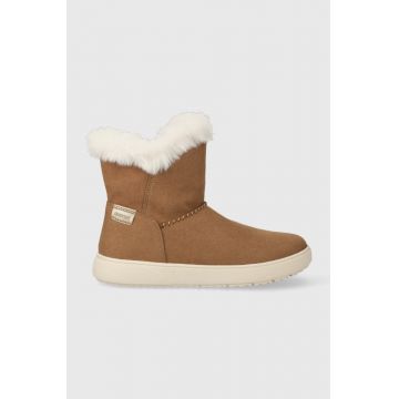 Geox cizme de iarna pentru copii J36HUD 000AU J THELEVEN culoarea maro
