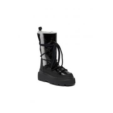 Ghete dama -  303124908 - piele naturala - negru - Ghete dama -  303124908 - piele naturala - negru -