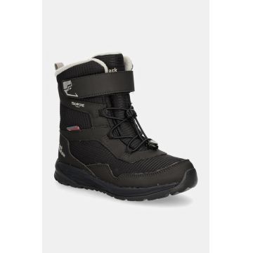 Jack Wolfskin cizme de iarna pentru copii culoarea negru, A62145 Jack Wolfskin cizme de iarna pentru copii culoarea negru, A62145