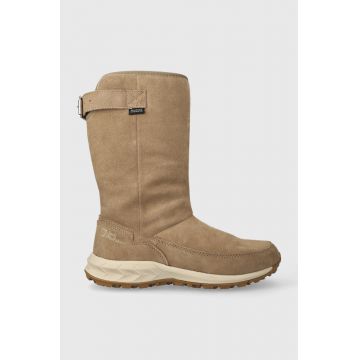 Jack Wolfskin cizme de zapada din piele intoarsa culoarea verde Jack Wolfskin cizme de zapada din piele intoarsa culoarea verde
